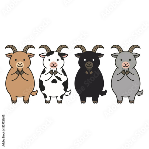 Cute Goat Set
