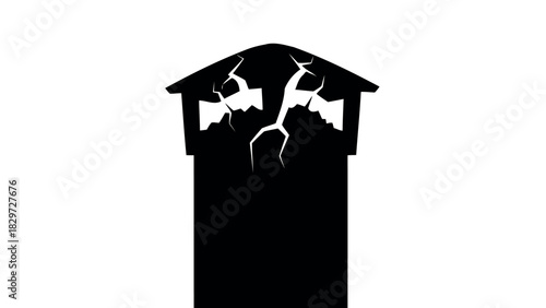 Targeted audience arrow pointing to group of people silhouette