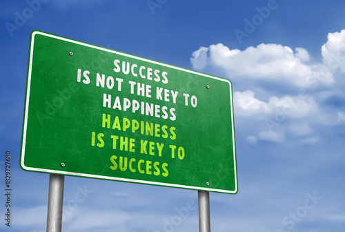 Happiness is the key to success