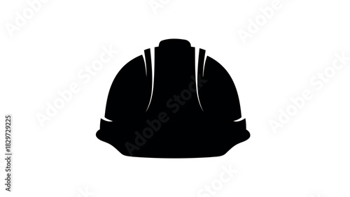 Isolated backpack silhouette on white background for design and illustration silhouette