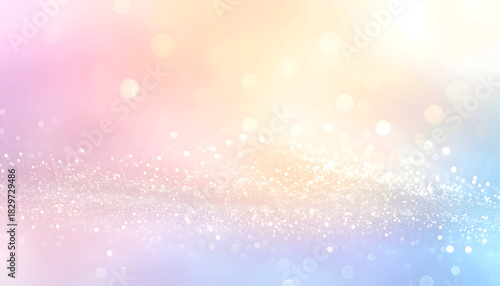 A dreamy pastel background with soft bokeh lights and gentle gradients, creating a calm and elegant atmosphere perfect for designs that need a light and enchanting mood.