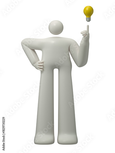 Idea illuminated, a new idea or inspiration., innovative thinking