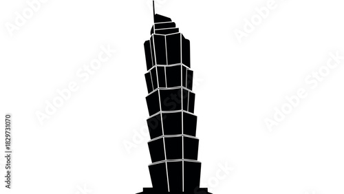 Cracked road with cars on both sides in silhouette