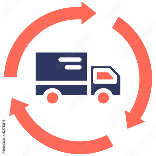 Reverse Logistics Icon