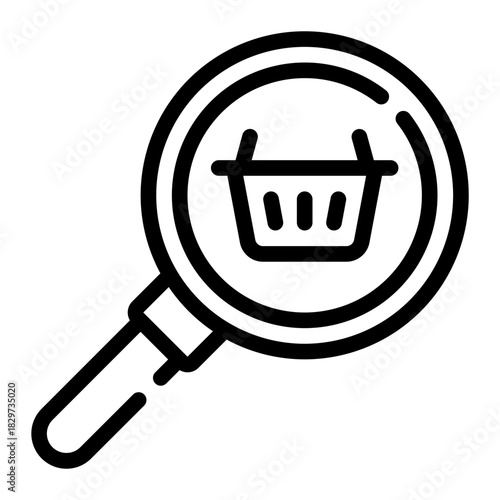 search line icon