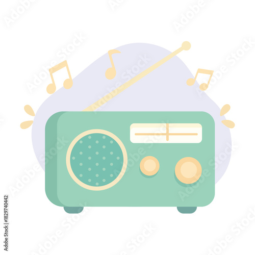 World Radio Day Broadcasting and Communication Illustration
