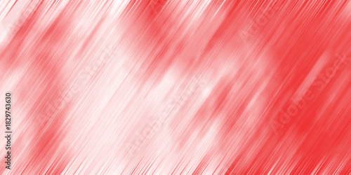 Abstract background with diagonal brush strokes in vibrant red and white watercolor paint creating a dynamic and energetic textured pattern