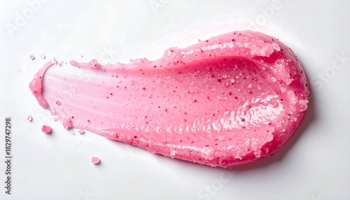 Pink Scrub Smear Texture Closeup.