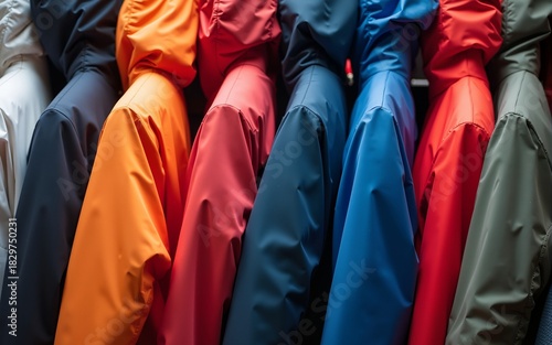 Various winter jackets and coats.  Different styles and colors. High quality