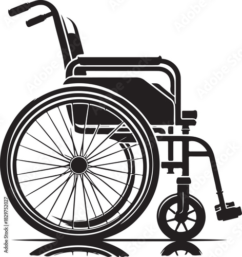 wheelchair vector illustration