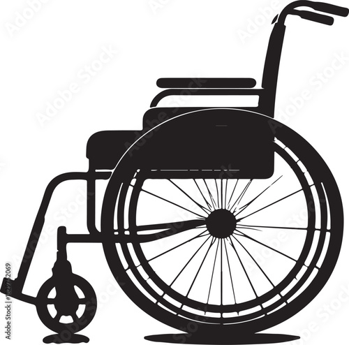 wheelchair vector illustration