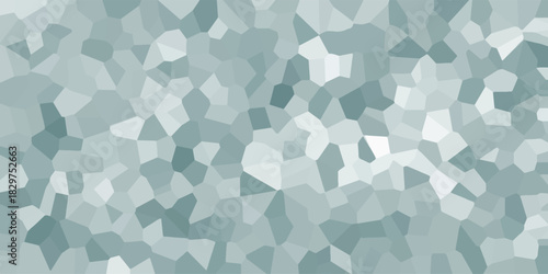 Cool toned abstract geometric mosaic background with varying shades of light blue and grey, featuring polygonal shapes with subtle shading for a modern, clean aesthetic