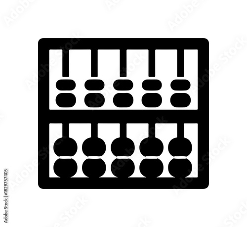 Abacus illustration emphasizing accounting, calculation, and mathematical skill development tool
