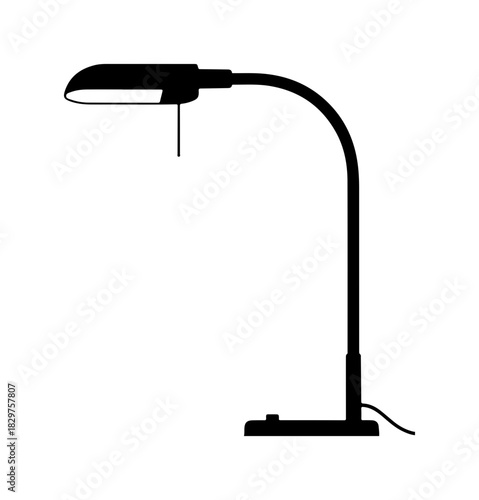 Adjustable Desk Lamp Silhouette