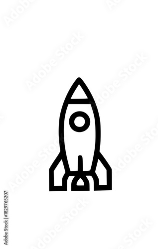 rocket vector illustration