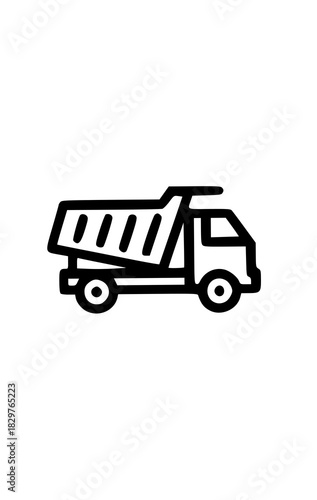 vector illustration of a truck