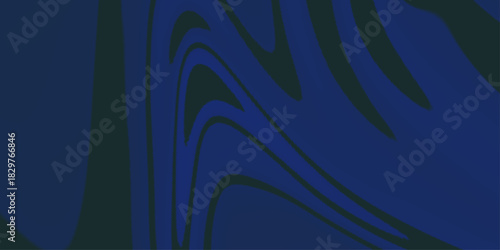 abstract dark blue tone color can be used for wallpaper. 2D fluid flow background for luxury and minimal concept. Abstract background with lines and waves. Web banner size. Element for design. Vector 