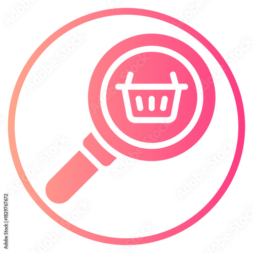 search gradient icon