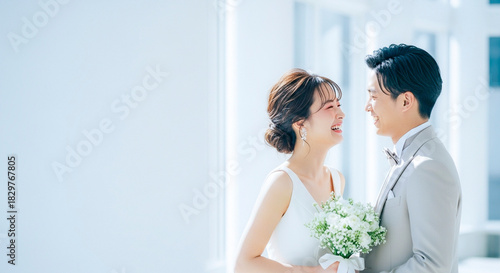 ウェディング　花嫁　新郎　新婦　結婚式