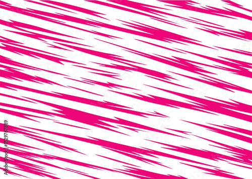 Abstract red background with rough and jagged diagonal stripe pattern	