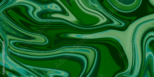 Green fluid art marbling paint textured background. Abstract creative fluid colors. Abstract liquid colorful texture for background, patterns. Abstract background liquid, Marble liquid wave .