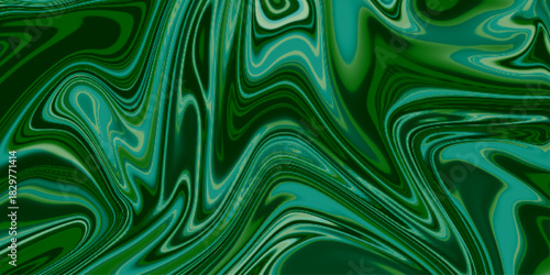 Green fluid art marbling paint textured background. Abstract creative fluid colors. Abstract liquid colorful texture for background, patterns. Abstract background liquid, Marble liquid wave .