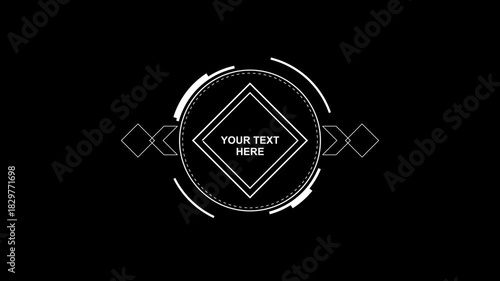 Minimalist Line Shapes Opener Overlay