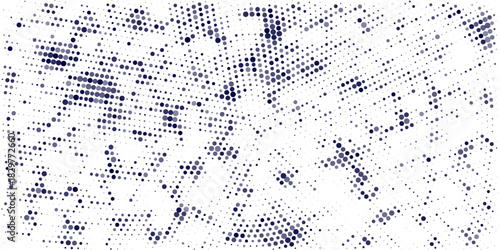 Grunge halftone gradient background. Faded grit noise texture. White and black sand wallpaper. Retro pixelated backdrop