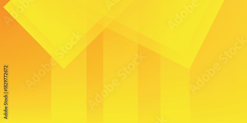 Abstract orange and yellow geometric background. Dynamic shapes composition. Cool background design for posters. Vector illustration