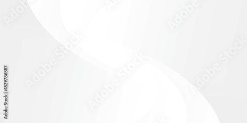 A clean and modern abstract background featuring gentle white and gray waves.