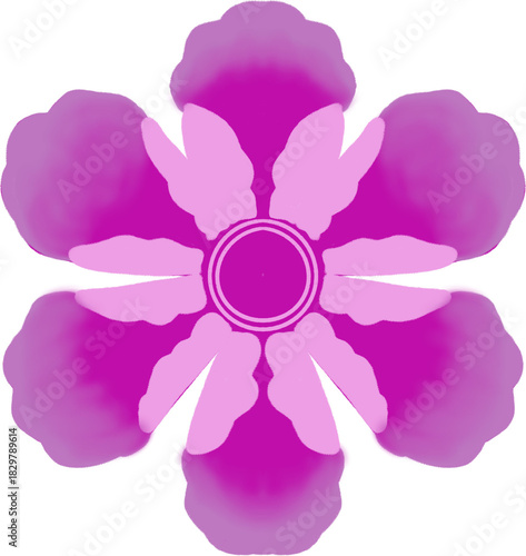 Pink Floral Pattern – Korean Traditional Flower Design