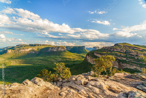 Vista do Morro do pai Inácio na Chapada Diamantina na Bahia 