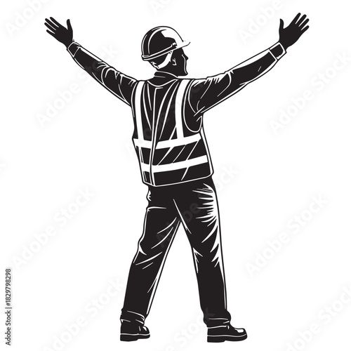 Black Burger Silhouette Vector, High Quality Illustration on White Background