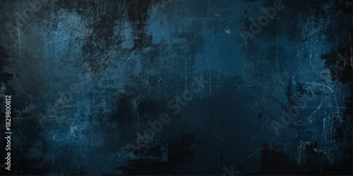 abstract grunge wall background. dark blue texture. blue wall background. dark blue wall background.or dark blue grunge texture with grainy stains, Blue grunge with smoky stains and marble.