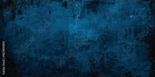 abstract grunge wall background. dark blue texture. blue wall background. dark blue wall background.or dark blue grunge texture with grainy stains, Blue grunge with smoky stains and marble.