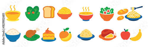 Cafeteria Food Icons