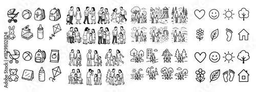 Family park fun and outdoor activities