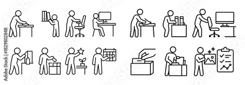 Workplace Icons Grid