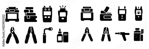 Fiber Optic Tools Icons
