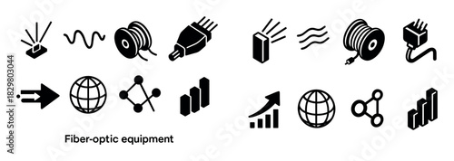 Fiber Optic Icons