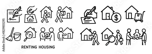 Renting Activity Icons