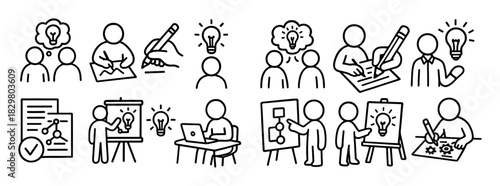 Hand-Drawn Idea Doodles