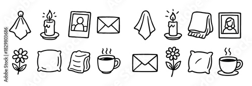 Comforting Doodle Icons