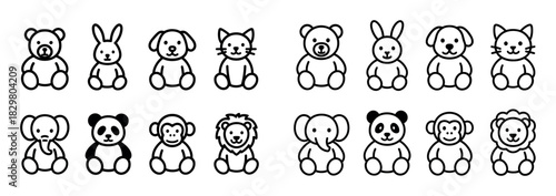 Minimal Animal Icons