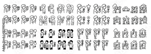 Diverse people engaged in various activities