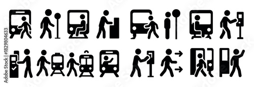 Public Transport Icons