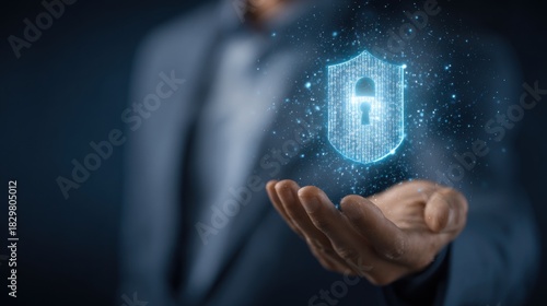 Digital security shield protects data and information