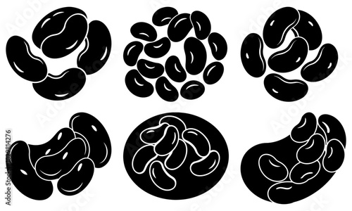 Variety of Black Beans: A Wholesome and Nutritious Staple for Healthy Meals and Plant-Based Diets, Perfect for Culinary Creations