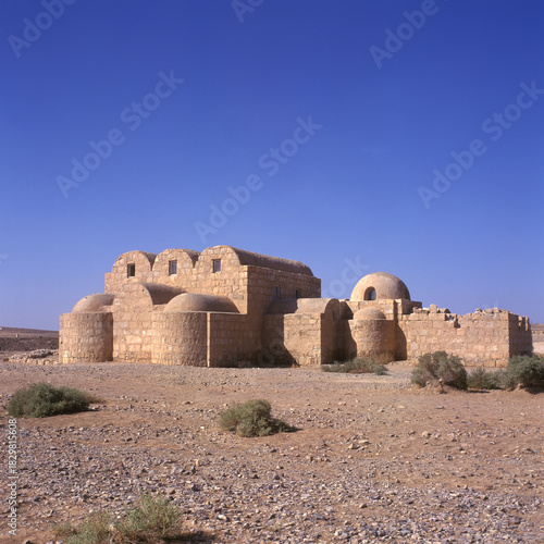 Weltkulturerbe, Wüstenschloss, Quṣair Amra, Kleiner Palast von Amra, Jordanien
