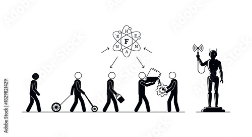 Elegant whisk illustration with smooth curves and dynamic lines